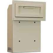 Protex Safe Co Protex Through-The-Door Depository Drop Box, Beige, 10"W x 4-1/4"D x 15"H WSS-159